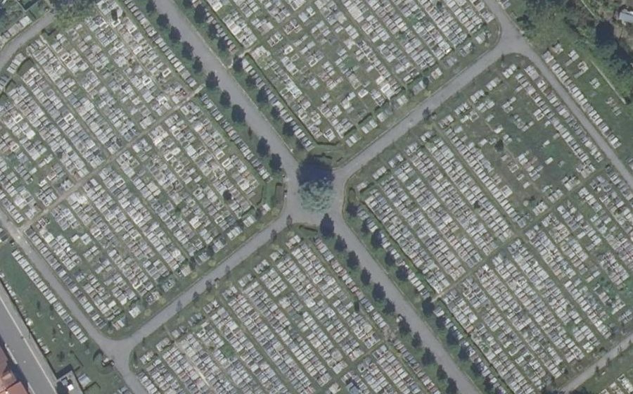 Vue aérienne du Rond-point anonyme n°755543134