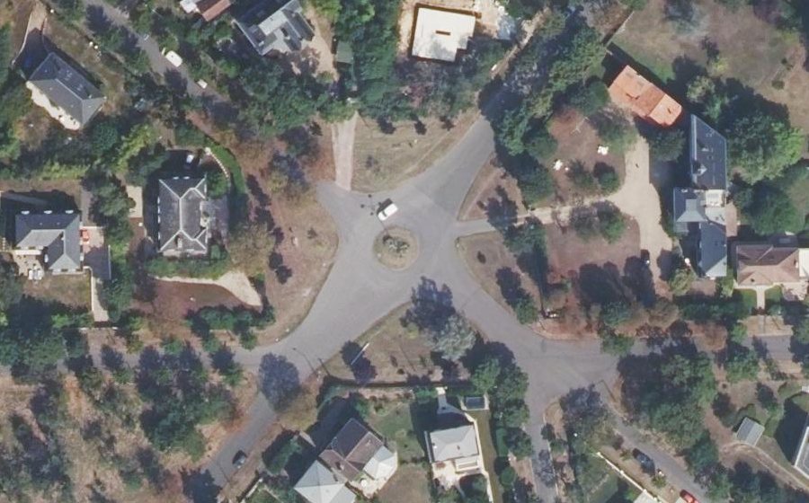 Vue aérienne du Place Sully