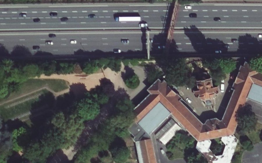 Vue aérienne du Rond-point anonyme n°76026967