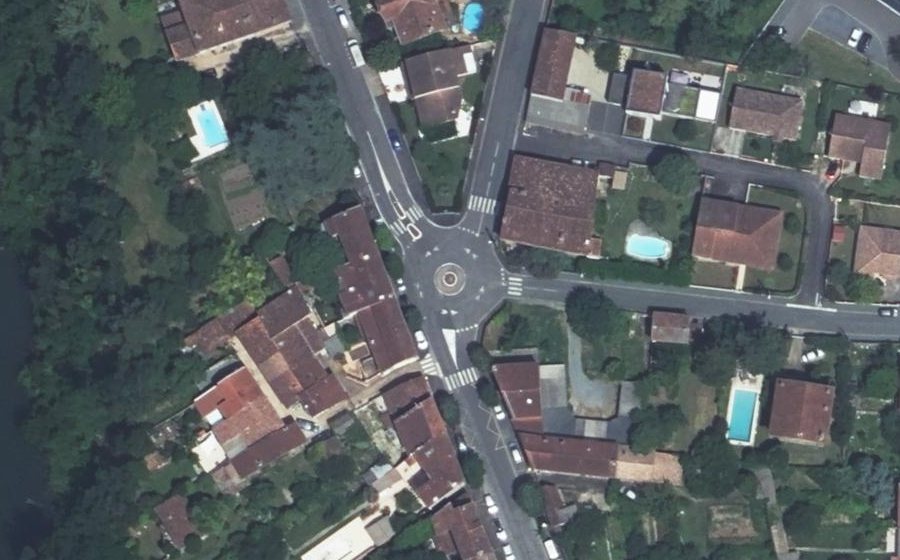 Vue aérienne du Rue du Capitaine Julia