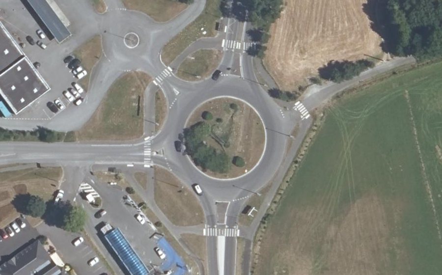 Vue aérienne du La Paquenais