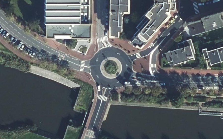 Vue aérienne du Place Georges Maréchal