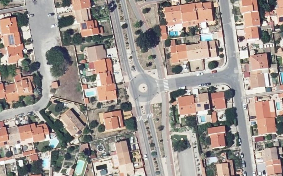 Vue aérienne du Avenue de la Martine