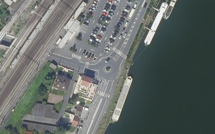 Vue aérienne du Place Jules Froelinger
