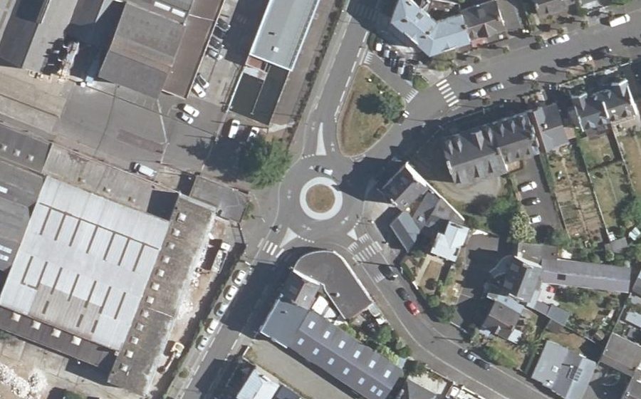 Vue aérienne du Rue Jules Ferry