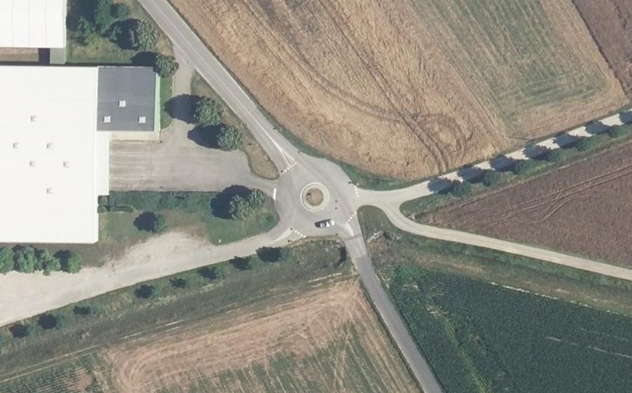 Vue aérienne du Route des Fouillouses Sud