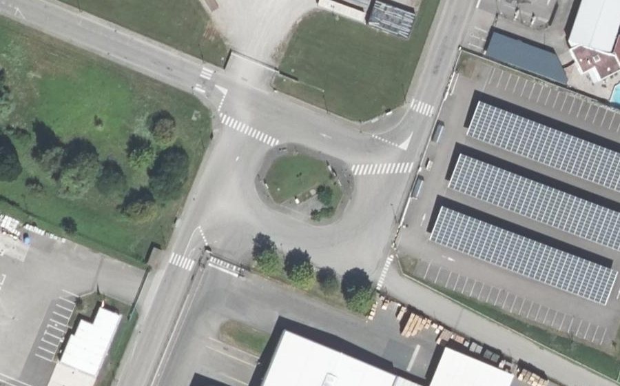Vue aérienne du Rue Georges Besse