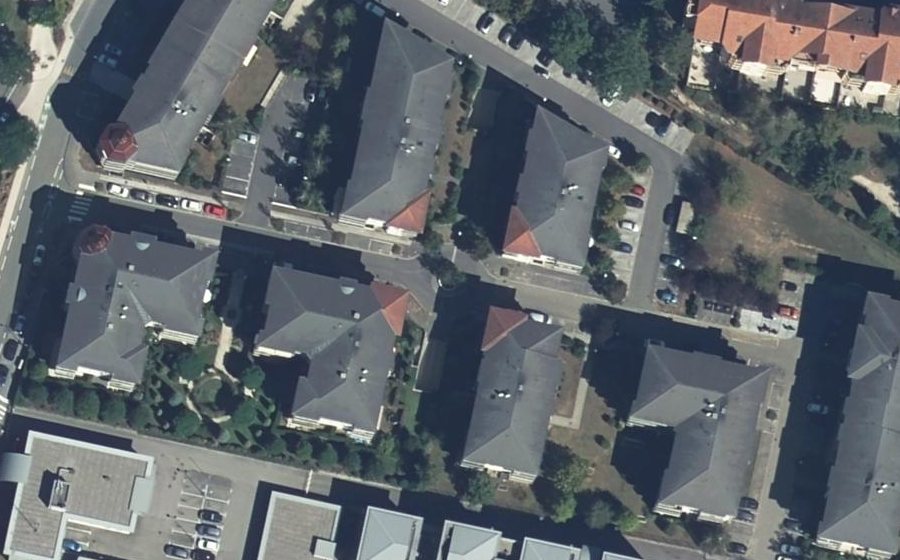 Vue aérienne du Chemin de Certoux