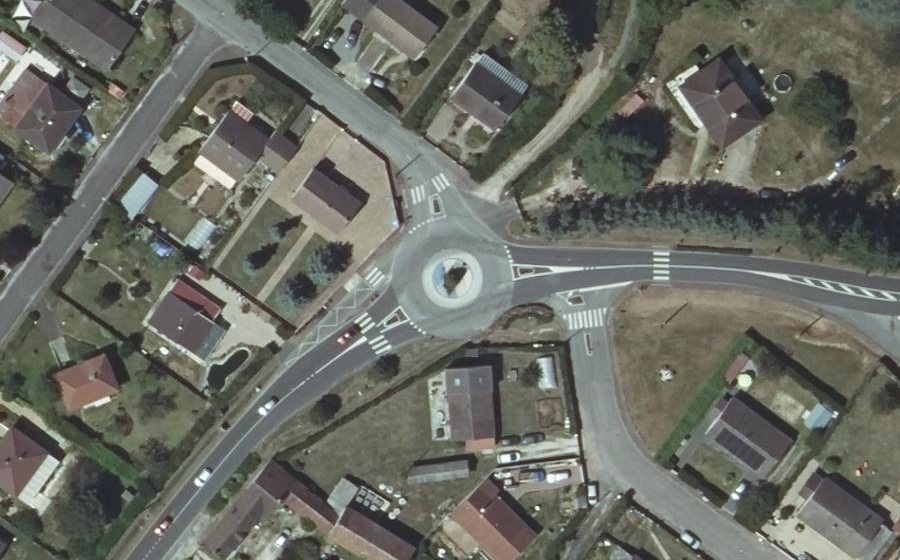 Vue aérienne du Rue Charles Renard