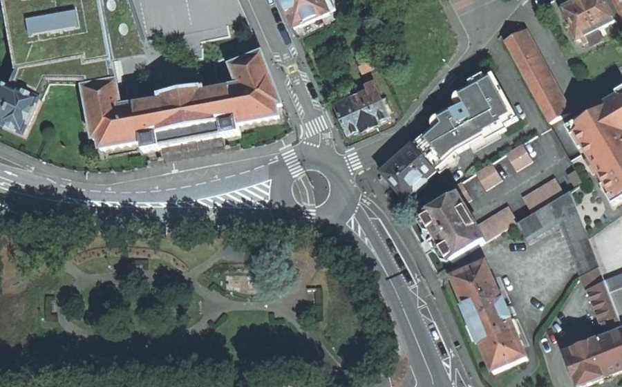 Vue aérienne du Place Robert Schuman