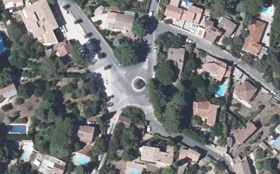 Vue aérienne du Place Paul Valéry