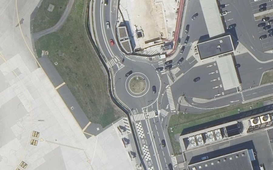 Vue aérienne du Avenue de l'Union