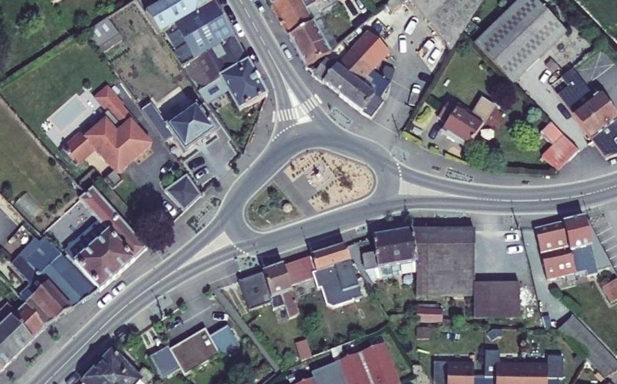 Vue aérienne du Place du Général de Gaulle