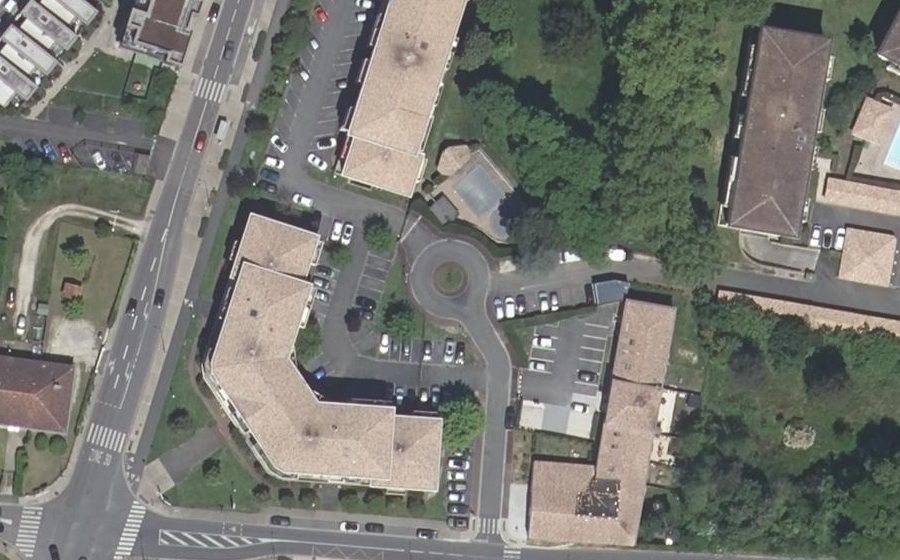 Vue aérienne du Rue Bothiron