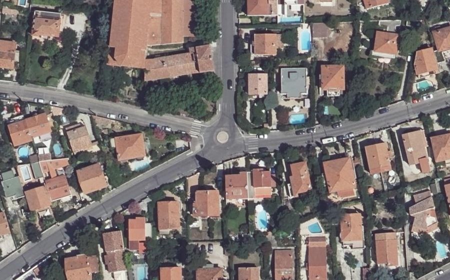 Vue aérienne du Rond-Point Baptistin Duce