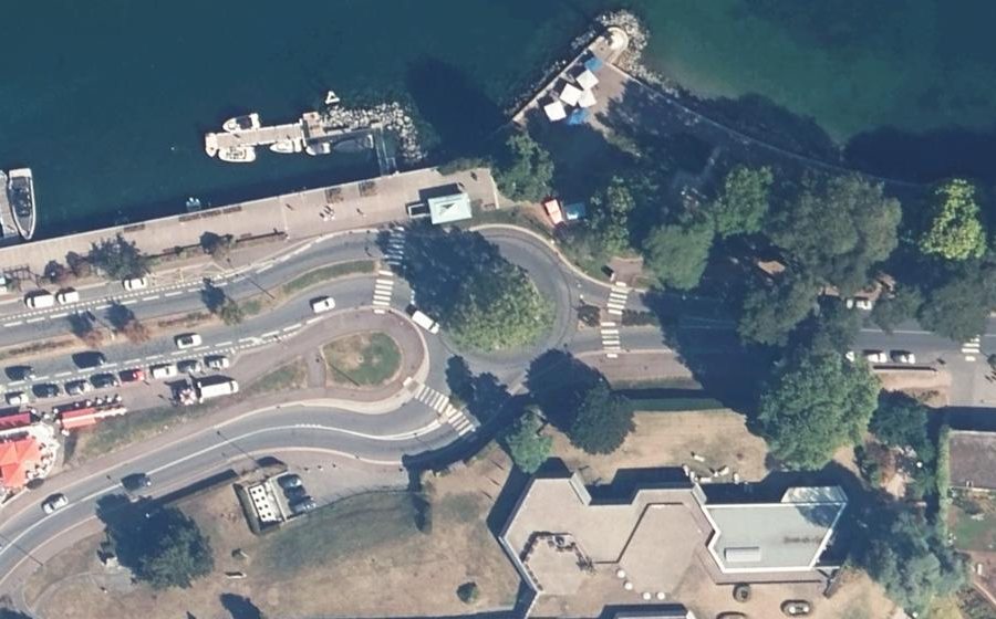 Vue aérienne du Rond-point anonyme n°789241541