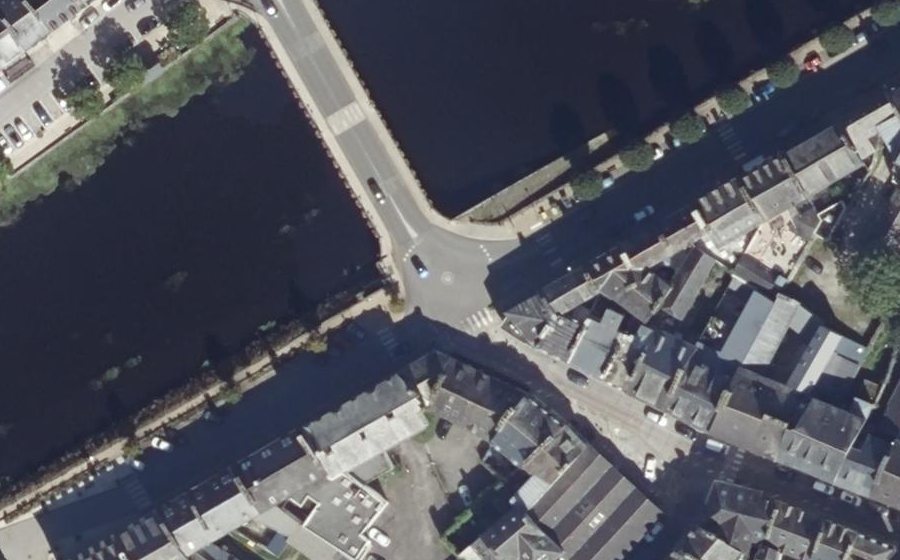 Vue aérienne du Rond-point anonyme n°790008510