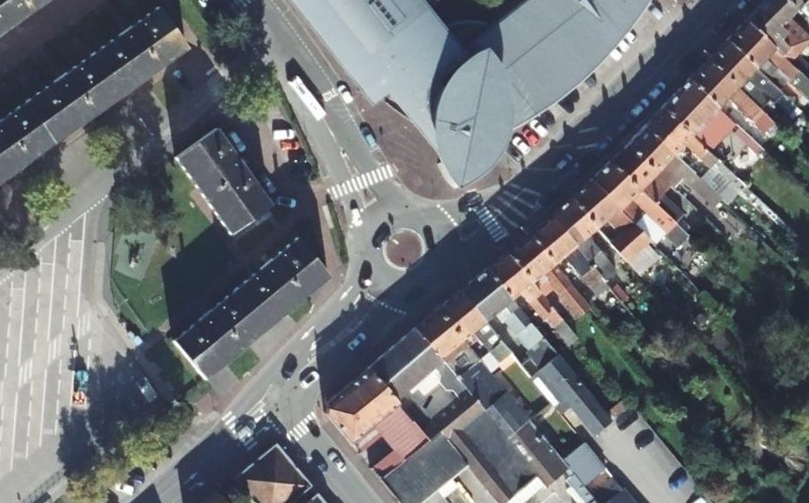 Vue aérienne du Rond-point anonyme n°793438966