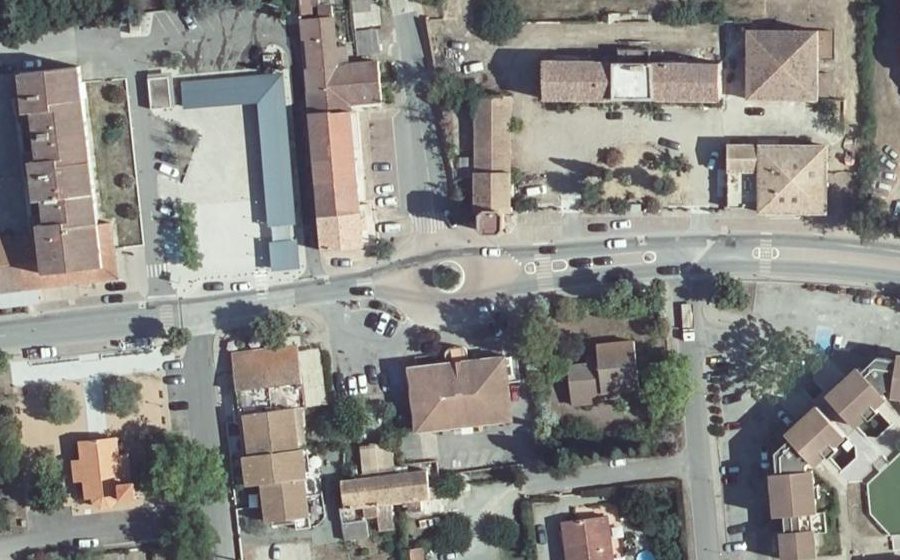Vue aérienne du Strada di a Piaghja