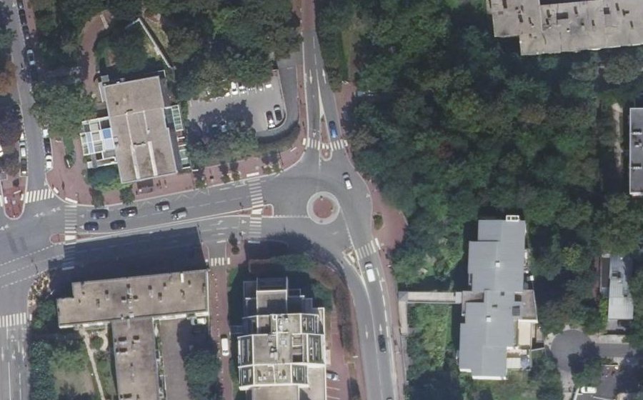 Vue aérienne du Rue Dailly