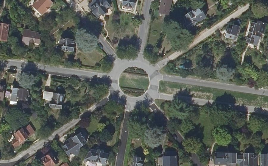 Vue aérienne du Place de l'Étoile