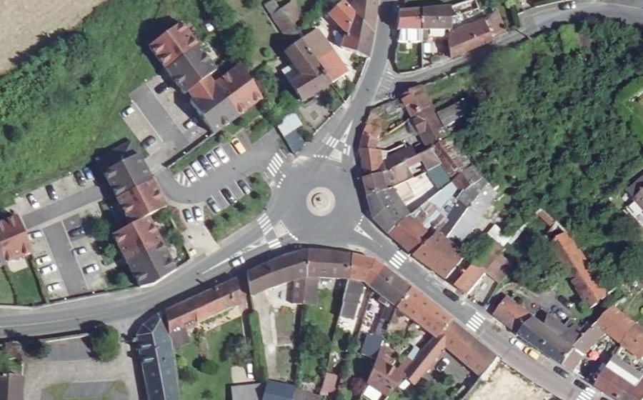 Vue aérienne du Place de la République