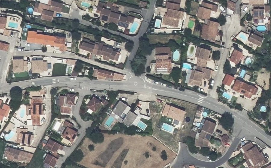 Vue aérienne du Chemin de l'École Vieille