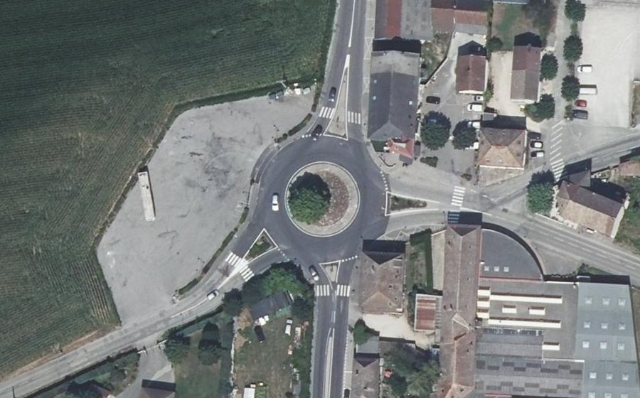 Vue aérienne du Rond-point anonyme n°7970726