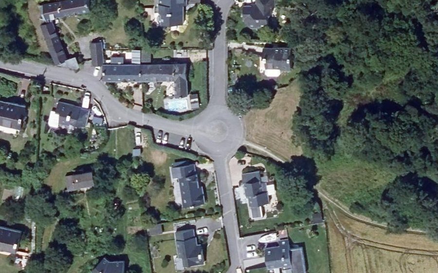 Vue aérienne du Rue de Keriel Izel