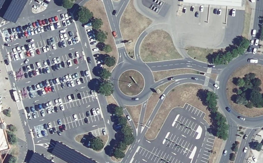 Vue aérienne du Rond-point anonyme n°7984392