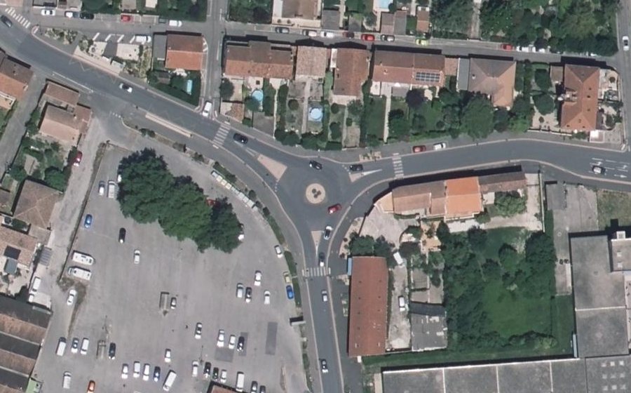 Vue aérienne du Avenue Rodolphe d'Aymard