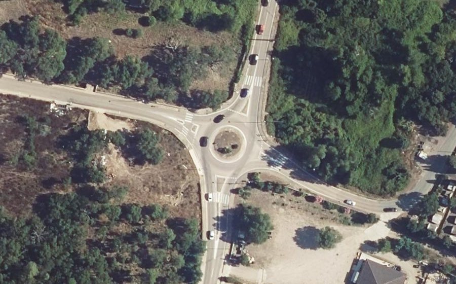Vue aérienne du Ghjiratoghju di u Pricoghju