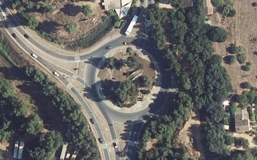Vue aérienne du Ghjiratoghju di u Stabiacciu