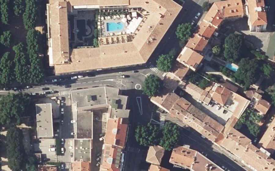 Vue aérienne du Avenue Anatole France
