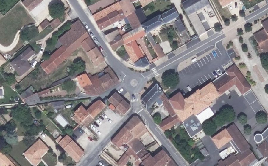 Vue aérienne du Place Saint-Mandé