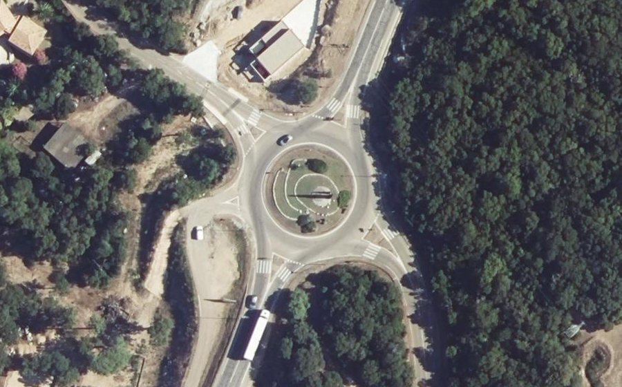 Vue aérienne du Ghjiratoghju di u Pruneddu
