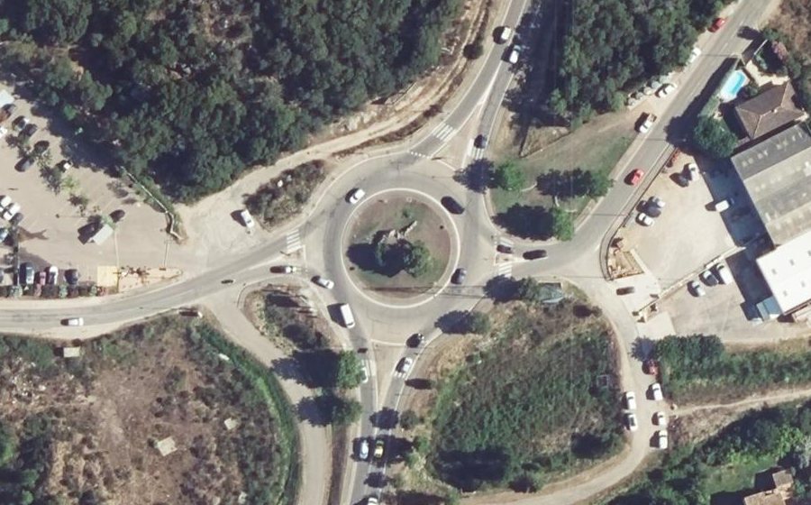 Vue aérienne du Ghjiratoghju di Murateddu