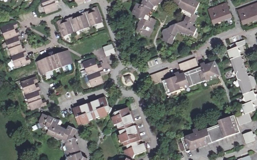 Vue aérienne du Rond-point anonyme n°8015848