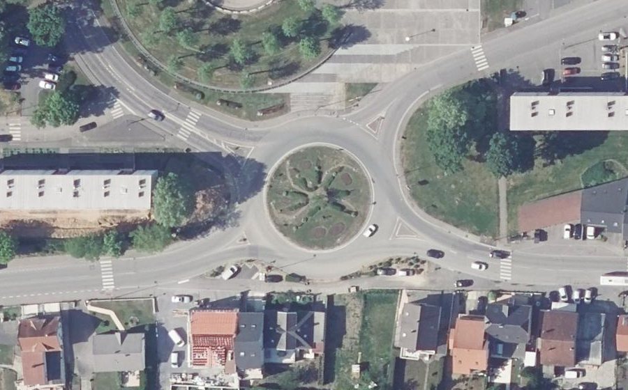 Vue aérienne du Grand'Rue