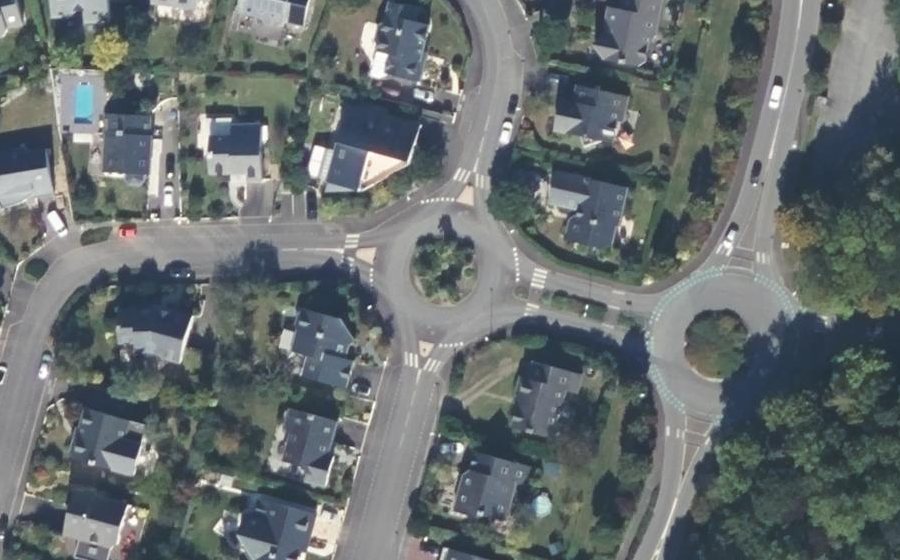 Vue aérienne du Rond-point anonyme n°8044364