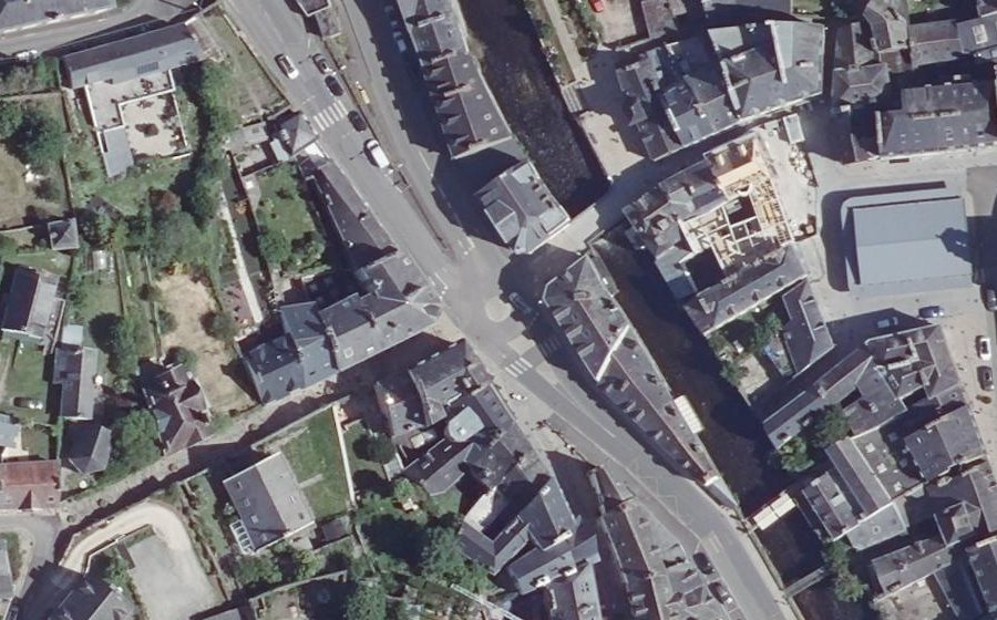 Vue aérienne du Place Sadi Carnot