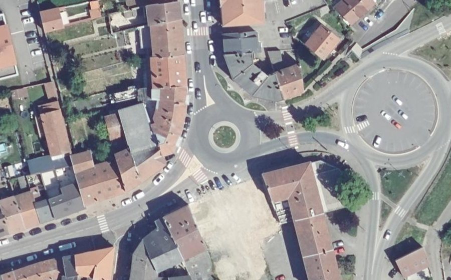 Vue aérienne du Rond-point anonyme n°8058474