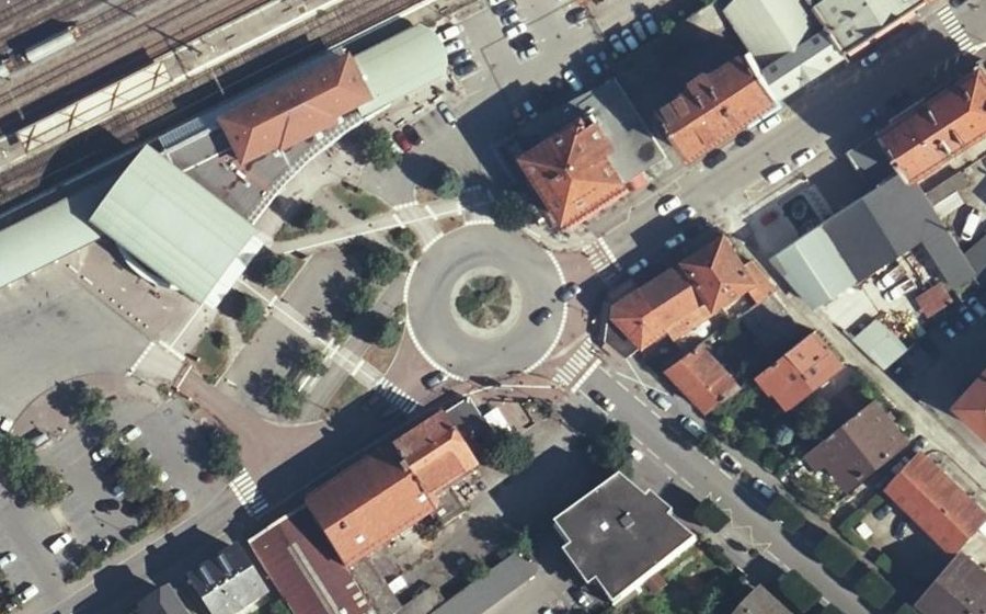 Vue aérienne du Avenue du Général de Gaulle
