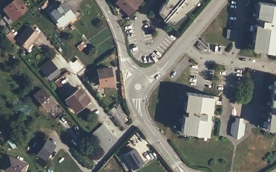 Vue aérienne du Chemin de Plan Perrier