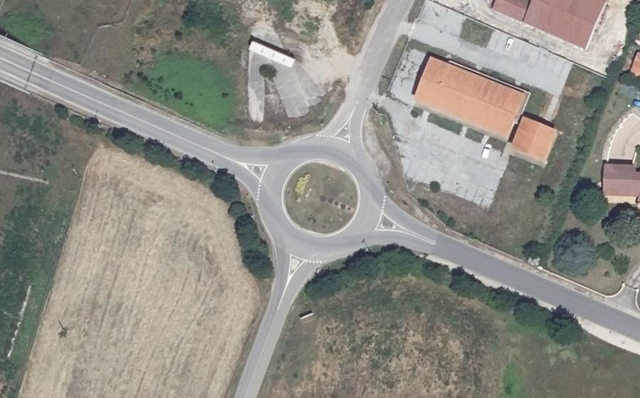 Vue aérienne du Route de Jarcieu