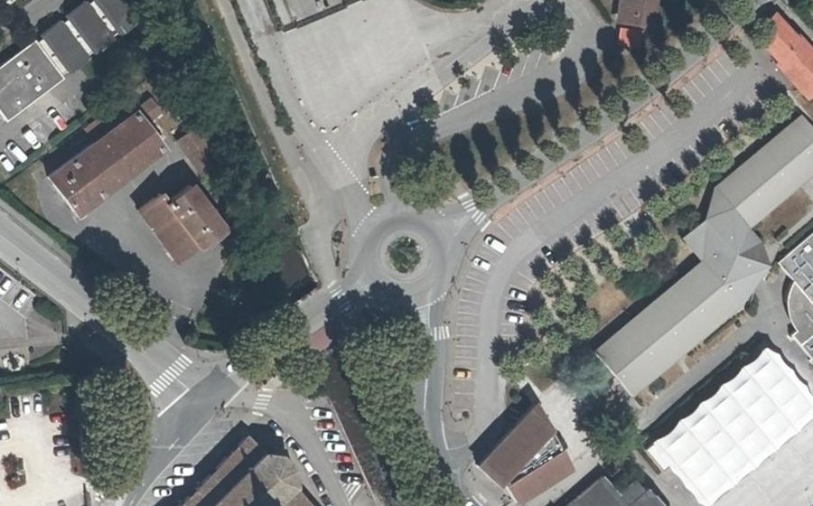 Vue aérienne du Avenue des Sports