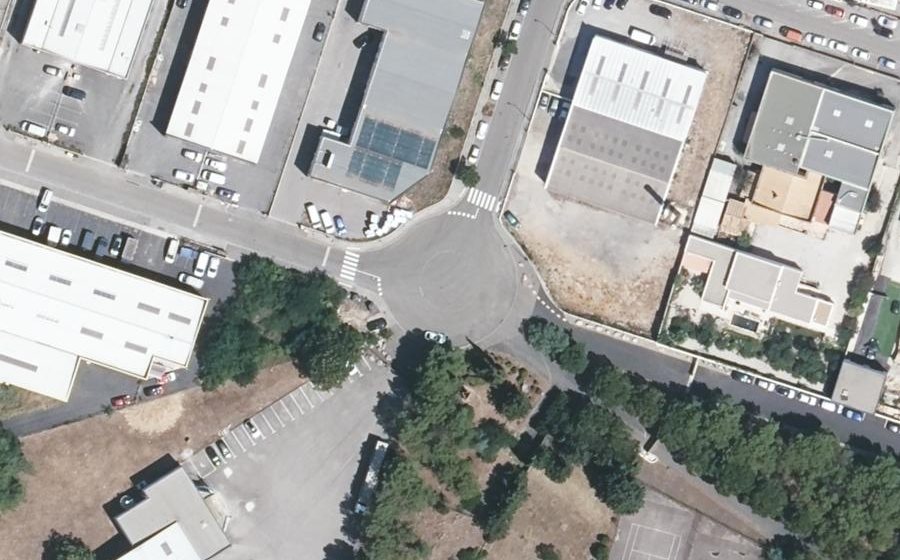 Vue aérienne du Rue de la Garenne