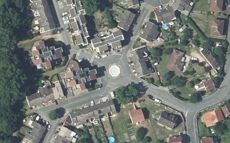 Vue aérienne du Place Les Cardinales