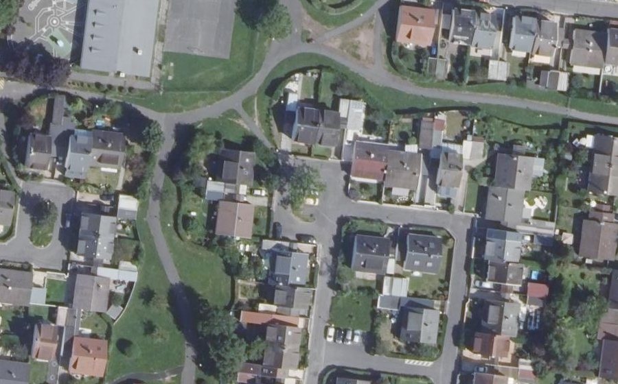 Vue aérienne du Avenue du Maréchal Franchet d'Esperey