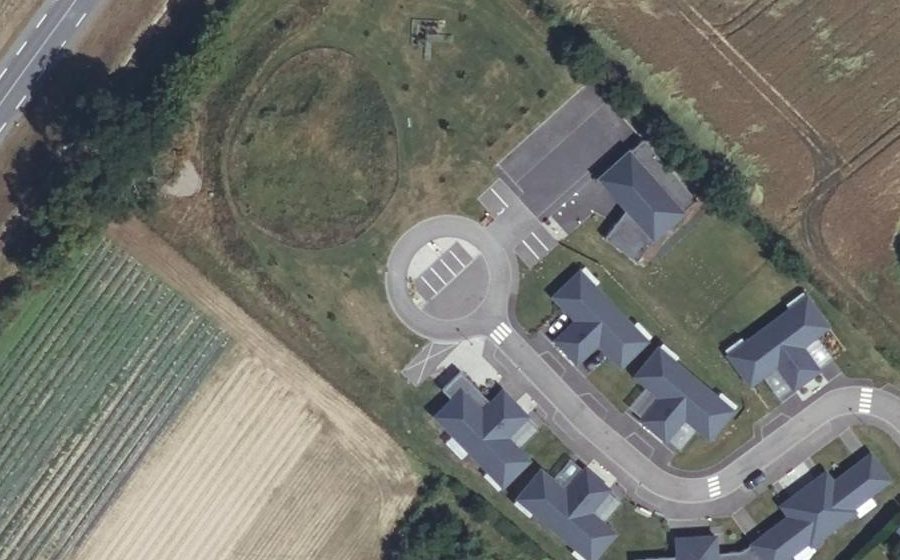 Vue aérienne du Résidence Les Valembours